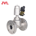 JL Threaded air control pneumatic stainless steel angle seat valve